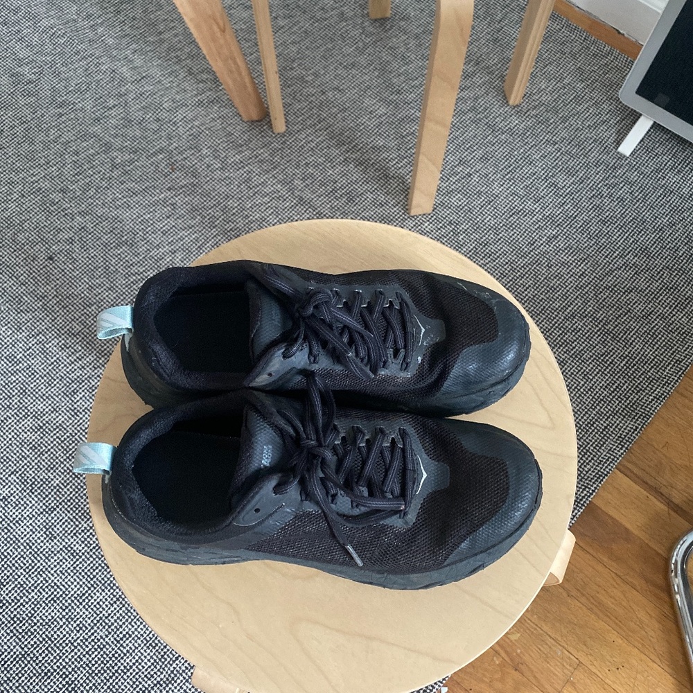 Women’s Black Hoka Runners